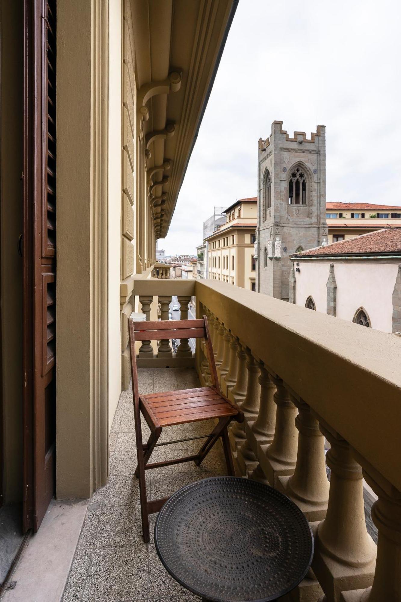 San Marco Black Luxury Con Terrazzo E Parcheggio Su Richiesta Apartamento Florença